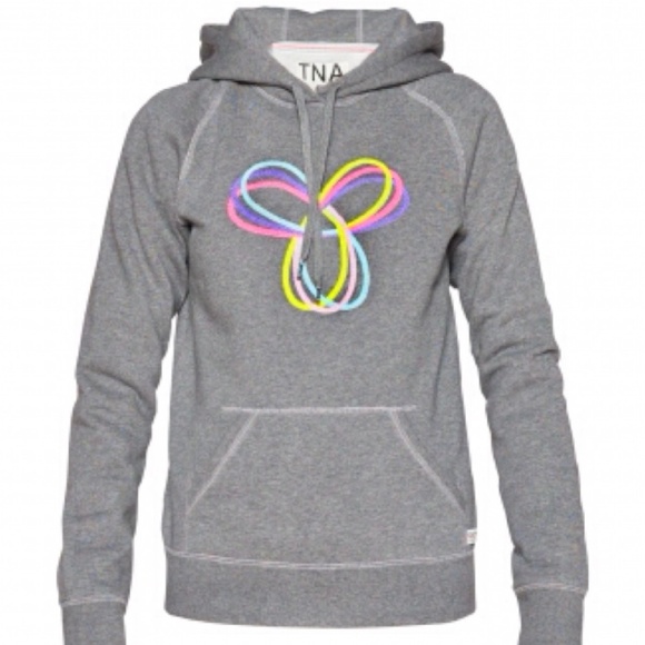 Aritzia TNA 5-Colour Neon Logo Baltic Hoodie - Picture 3 of 10